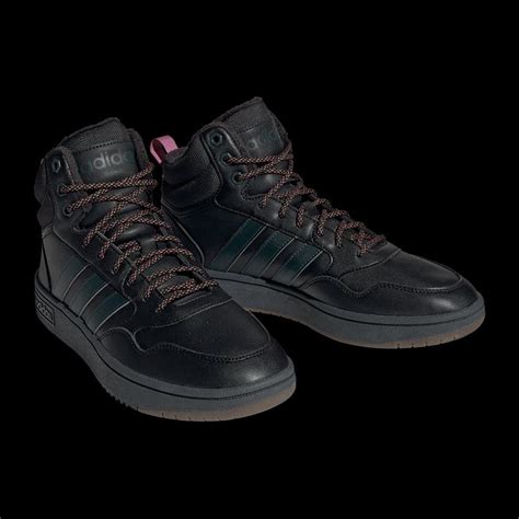 adidas sneaker hoops 3.0 mid wtr schwarz/dunkelgrün|Adidas hoops 3.0 women's.